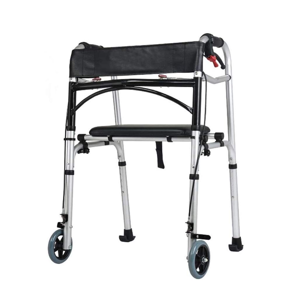 Chodziki dla seniorów, chodzik rollator, przenośny składany chodzik podróżny, chodzik dla dorosłych, pomoc w poruszaniu się dla osób starszych, regulowana wysokość