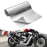 Lámina Aislante Aluminizada Térmica, 60 x 200cm térmica aluminizada de calor, Coperta Termica Alluminizzata, Respaldo Adhesivo de Barrera Térmica para Techos Tubos Vehículos Barco