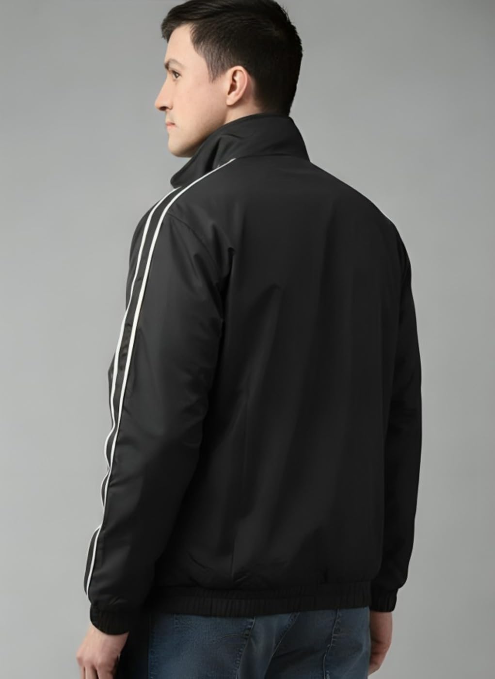 MAYKR Black Bomber jacket|Jacket For Men|Oversized Jacket|.66 1