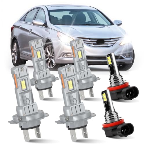 Compatible For Hyundai Sonata 2011-2014 Front Light Bulbs Combo