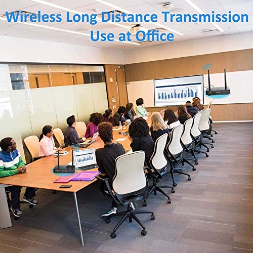 Wireless HDMI Transmitter and Receiver, Ansten 328ft /100m Wireless HDMI Extender with HDMI Loop-Out IR Remote Control Support 1080P@60Hz Full HD Perfect for Home Theater,Projector, Office Use