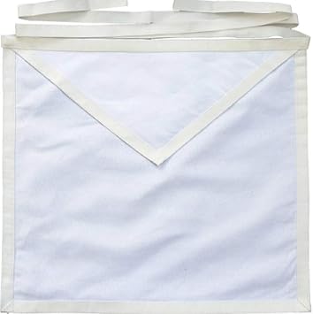 Masonic Cotton Duck Cloth Entered Apprentice/Candidate Apron