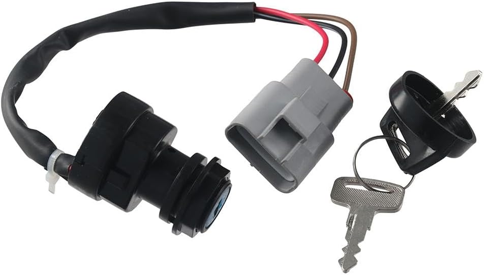 Ignition Key Switch, 5KM-82510-00/5UG-H2510-00-00/4011002/4BD-82510-00 Switch Replacement Car Accessories Parts for Yamaha Rhino 450, for 660, for 700, for YXR450