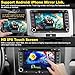 New Upgrade Carplay Car Radio with CD/DVD for Volkswagen VW Passat Golf Jetta Tiguan,7 Inch Touchscreen Stereo Support Backup Camera, Bluetooth & Voice Control, Mirror Link, Subwoofer,SWC, AM/FM Radio