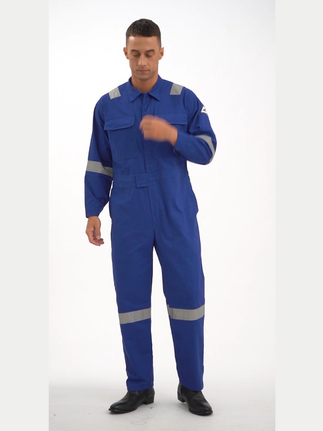 Amazon.com: YiZYiF Men One Piece Reflective Strips Coverall