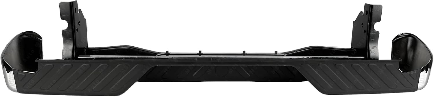 BUMPERS THAT DELIVER - Chrome, Steel Rear Step Bumper Assembly Compatible with 2013-2021 Nissan Frontier w/Park 13-21, NI1103127