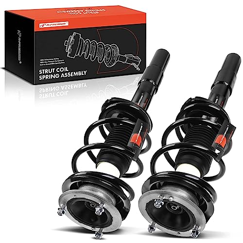 A-Premium Front Complete Struts Compatible with BMW [Sedan] 525i 2004-2007, 528i 2008-2010, 530i 2004-2007, 535i 2008-2010, w/o Sport Suspension - 2x Replacement Suspension Shock Absorber