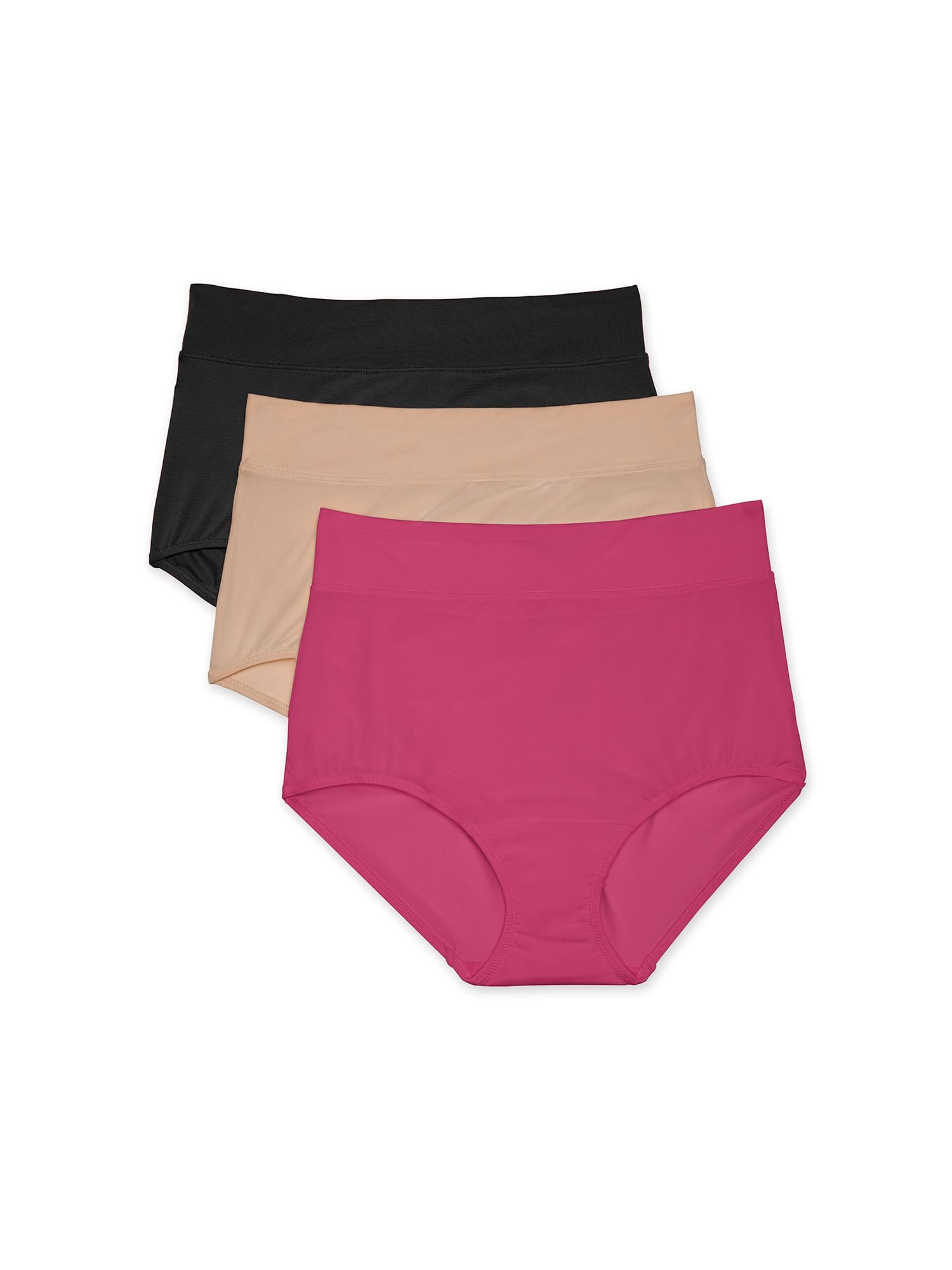 Warner's Warners Blissful Benefits Dig-Free Microfiber Brief 3-Pack Rs9043w Ropa Interior Mujer