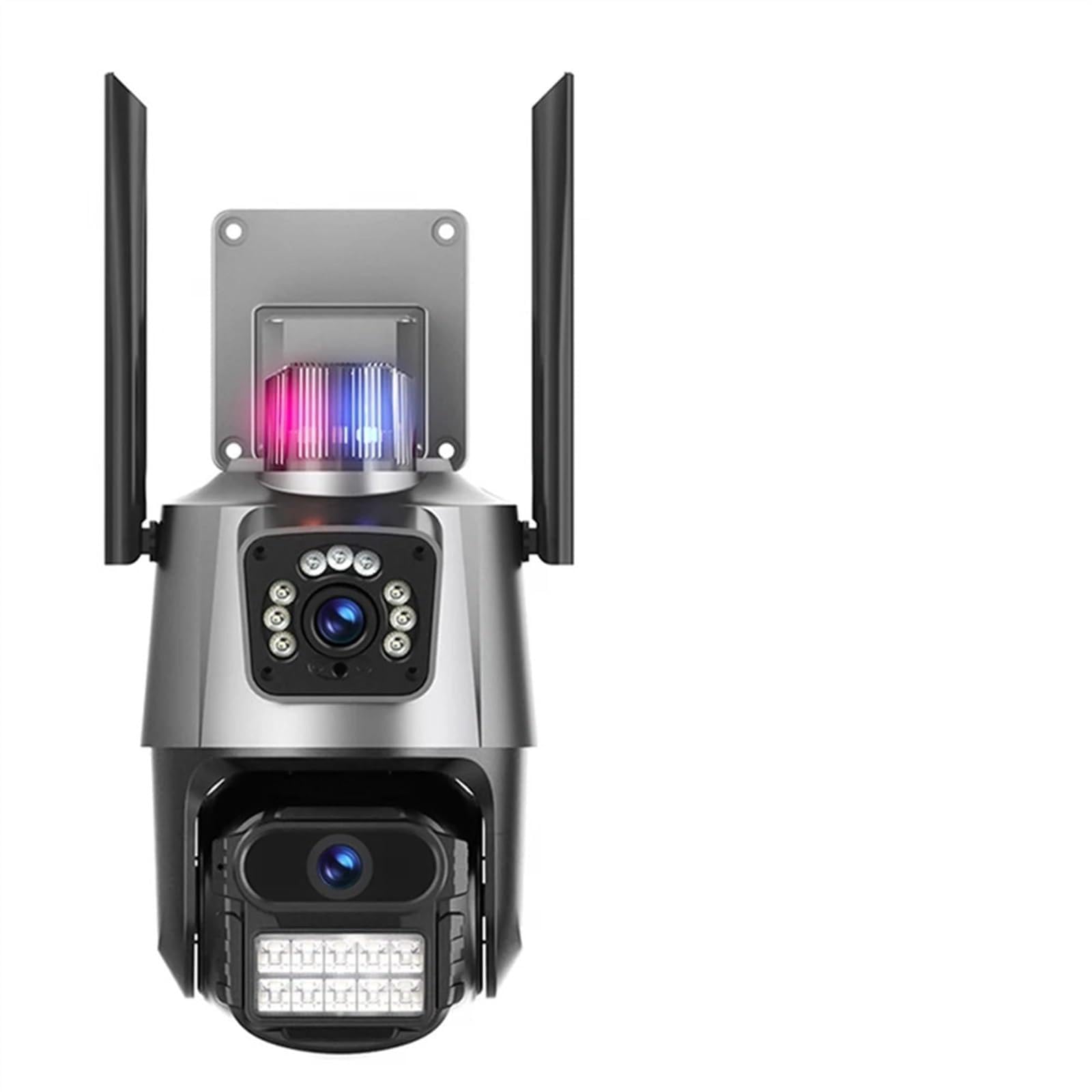 Kamera 9MP Z Trzema Obiektywami IP 8X Zoom Camera Nadzór Wideo Zewnętrzny Podwójny Ekran Kamera Bezpieczeństwa Automatyczne Śledzenie Nadzór Wideo Wykrywanie ruchu(4MP Camera With 128G)