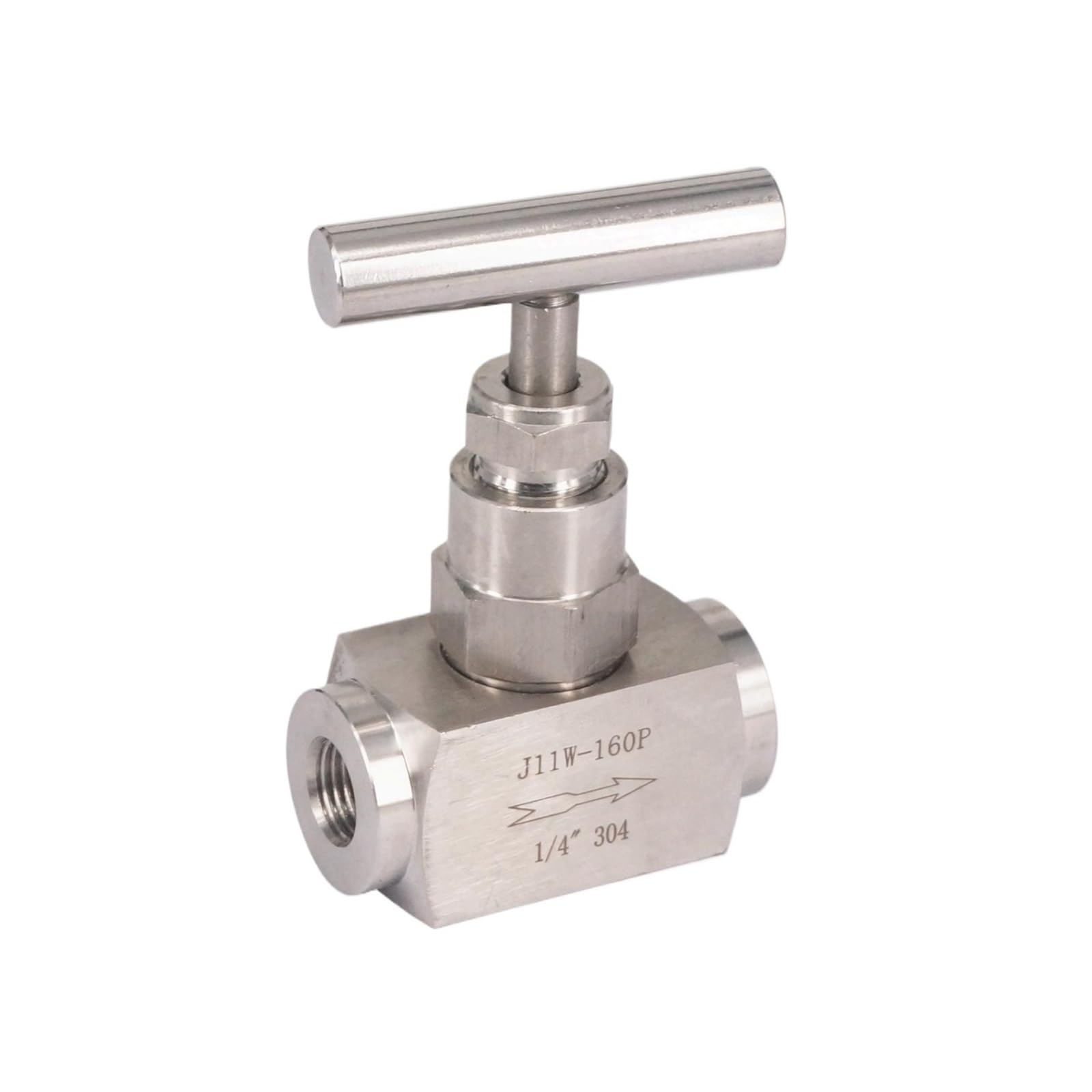 Vanne d'arrêt inox anti-fuite 1/4" pour sécuriser les circuits de gaz