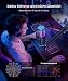 Gaming USB Mikrofon, Kondensatormikrofon mit Geräuschunterdrückung, Nachhallregelung, Überwachung für Streaming, Podcasting, Discord, YouTube, PC, Computer, PS4, PS5, Mac
