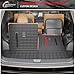 Thinzyou Cargo Mat Compatible with 2024 2025 2026 Hyundai Santa Fe Trunk Liner Cargo Liner TPE All Weather Back Seat Cover Protector Santa Fe Accessories (2024-2026,Trunk Mat with Backrest Mat)