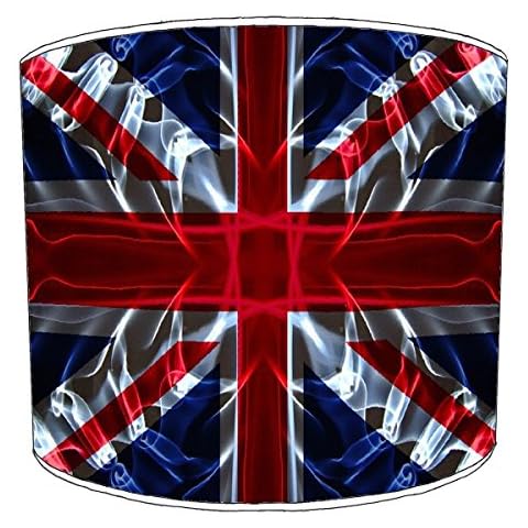 Personalised Underwater Rippled Union Jack Lampshade Cover