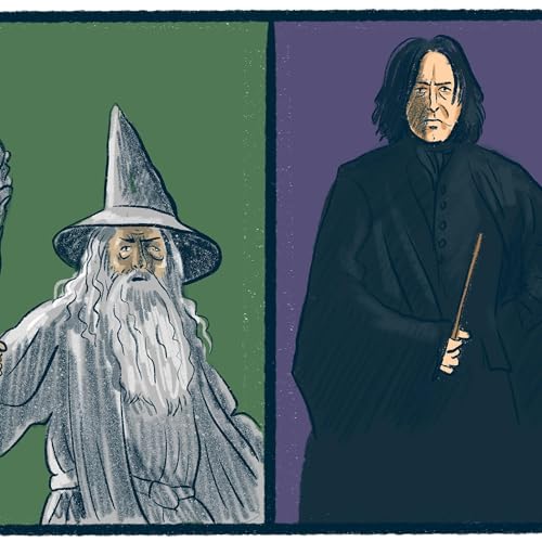Gandalf vs. Snape: a hero debate Podcast Por  arte de portada