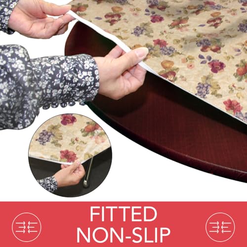 image for Covers For The Home Deluxe Elastic Edged Flannel Backed Vinyl Fitted T