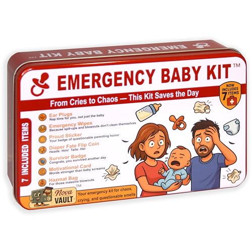 Nova Vault Emergency Gag Kits — 7-Piece Novelty Gag Gift