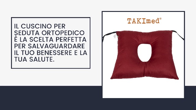 Cuscino Antidecubito TAKImed In Fibra Cava - Foro Centrale, Per Carrozzina E Sedie, 42x42 Cm - Foto 4