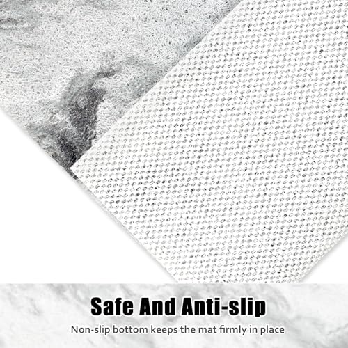Image of Square Shower Mat Non Slip: 24x24 Inch Shower mats for Inside Shower with Drain Hole in Middle, Super Soft PVC Loofah Massage Shower Floor Mat, Anti Slip Shower Stall Mat, Quick Drying