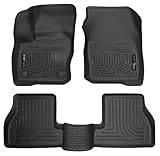 Husky Liners Fits 2016-18 Ford Focus Weatherbeater Front & 2nd Seat Floor Mats
