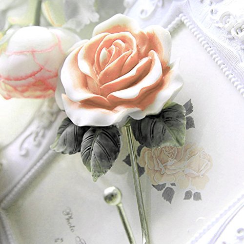 VORCOOL Lovely Rose Decor suporte de parede para toalha organizador de 2 peças (rosa)