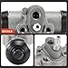A-Premium Rear Driver and Passenger Drum Brake Wheel Cylinder Compatible with Select Mazda Models - B2000 1986-1987, B2200 1987-1993, B2600 1987-1993, 2-PC Set - Replace# UB39-26-710, UB39-26-610