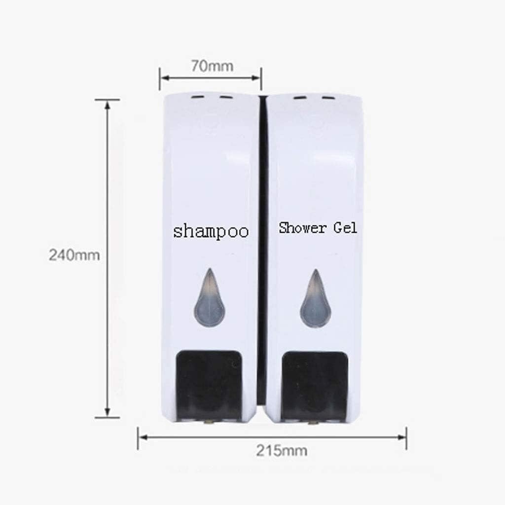 Soap Dispenser Refillable Hand Lotion Dispensers Soap Bottle Wall-Mounted Soap Dispenser Hotel Household Manual uid Soap Box Single Head Double Head Three Heads - Hand Sanitizer Bottle Kitchen (Silve