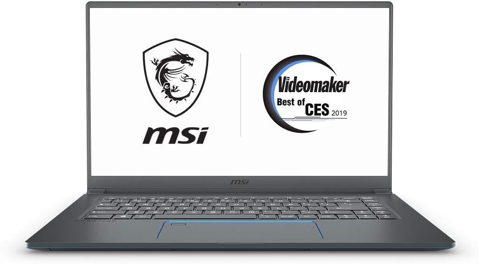 MSI PS63 Modern-018 15.6" Laptop, Intel Core i7-8565U, GTX 1650, 16GB RAM, 512GB SSD, Space Gray (Renewed)