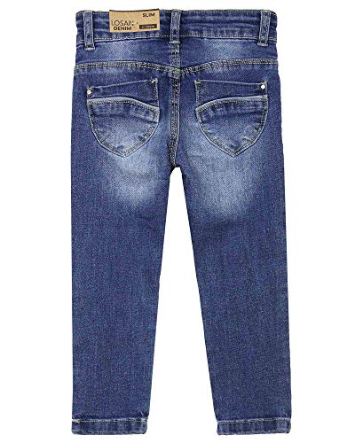 Girl's Denim Pants with Patches, Sizes 2-72