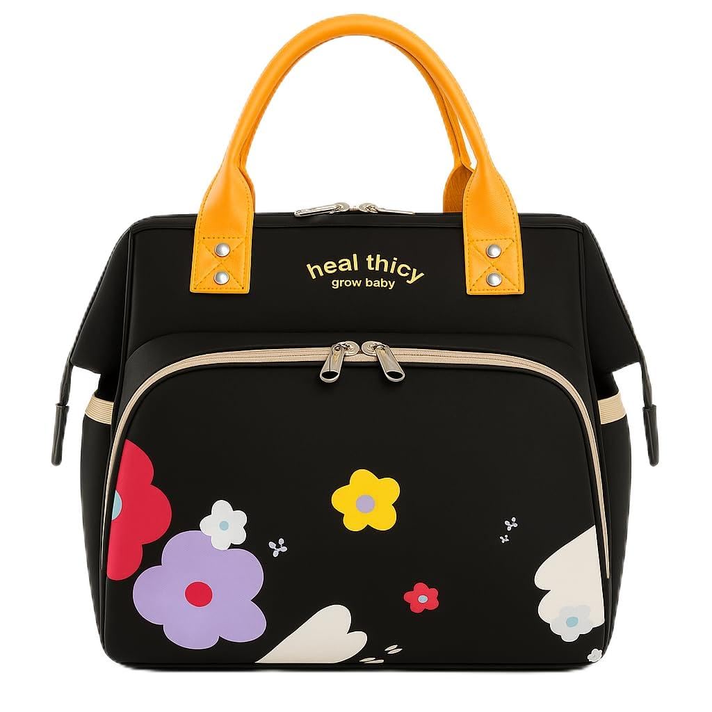 Baby Diaper Bag for Mother for Travelling | Diaper Bags for Mom for Travel | Baby Bag for Mother Travel | Mommy Bag | Maternity Bags | Hospital Bags for Delivery Women | maternity bags – Black Bag