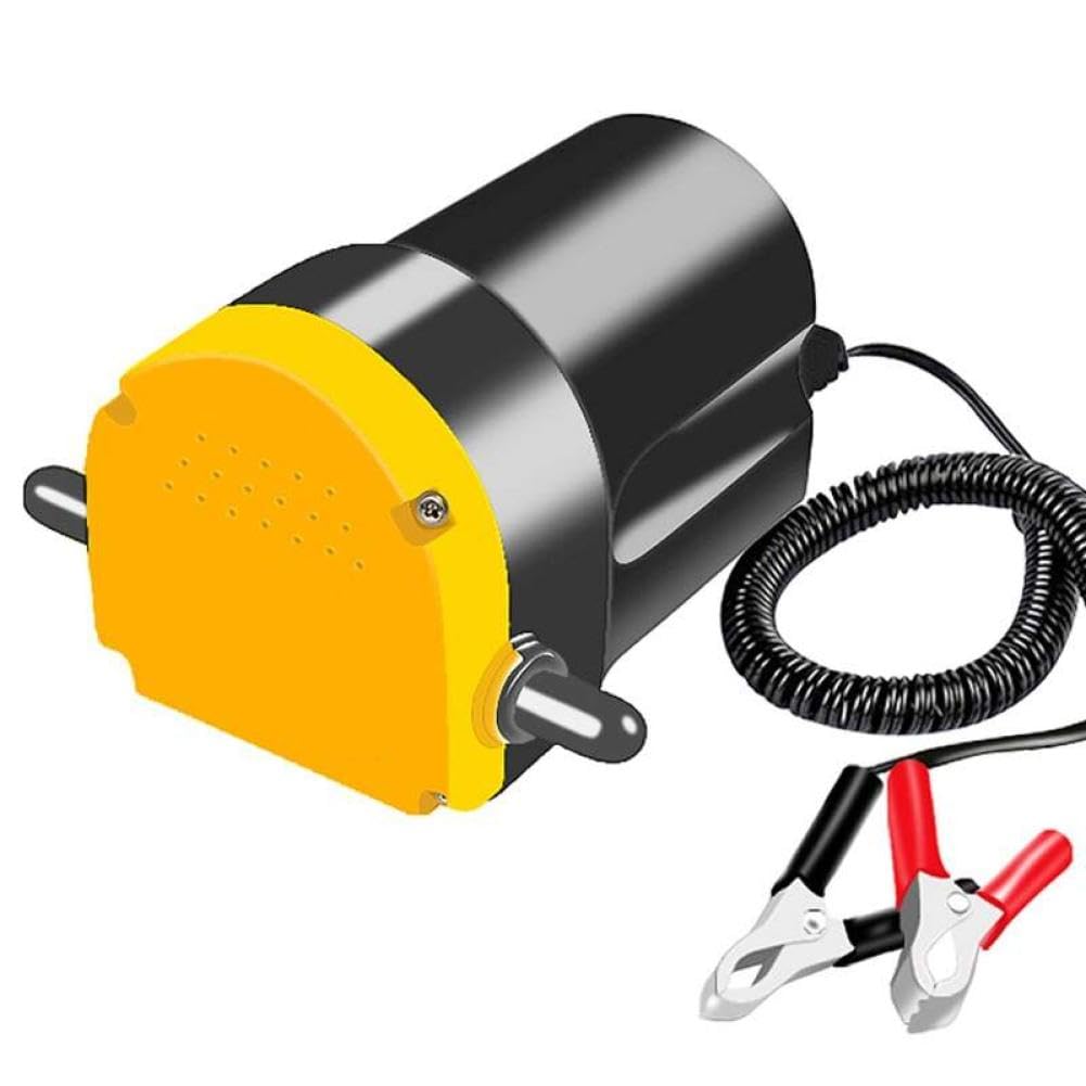 Bomba de aceite eléctrica de 12V, Compatible con coche, moto, barco, motor diésel, fluido de transferencia de combustible, succión de recuperación de sumidero