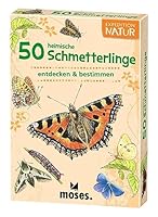moses. Expedition Natur - 50 heimische Schmetterlinge| Bestimmungskarten im Set | Mit spannenden Quizfragen