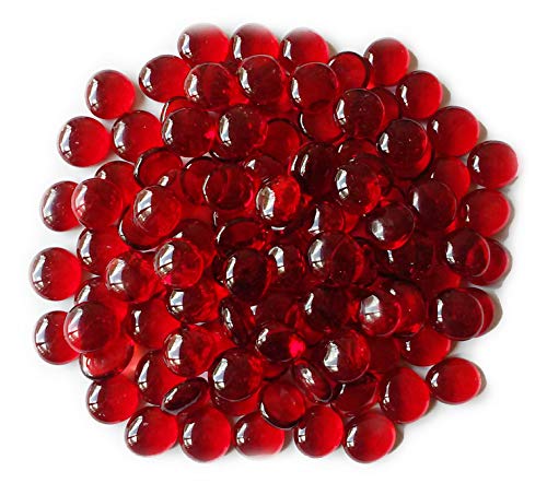 Miracolors - Vase Fillers - Glass Gems … (4 LB, Red Medium)