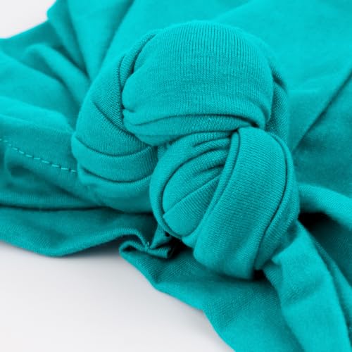 Image of DRESHOW 5 Pack Knotted Headwraps for Women African Turban Pre-Knotted Beanie Headwraps Hair Covers