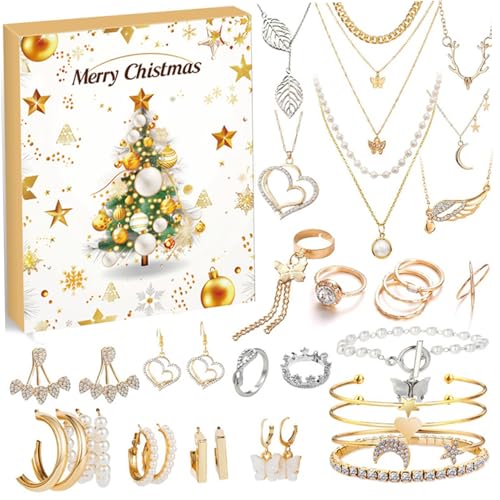 Calendrier de l'Avent de bijoux pour sublimer vos tenues de fêtes de Noël