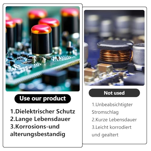 CHENYU 100 Stück ABS Distanzhülsen Kunststoff M6 M8 Schwarzer Abstandshalter Kunststoff Nylon Abstandshalter Wand und Schraube Abstandshalter Mit Aufbewahrungsbox aus