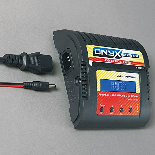 Duratrax Onyx 225 Ac/Dc Advanced Lipo / Nicd / Nimh Battery Pack Balancing Charger With Standard, Star Plug And Electrifly Balance Board Adapters And Ac And Dc Power Cords #TOP4