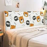 FANSU Housses De Tête De Lit, Impression Extensible Anti Poussi O 732133