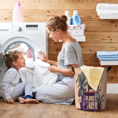 Panier à linge avec cordon de serrage pour éliminer le désordre et masquer les odeurs - 7