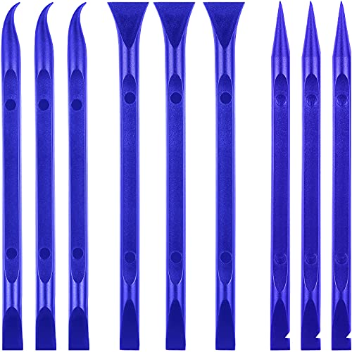 9 Pieces Plastic Scraper Tool Scratch Free Crevice Cleaning Sticker