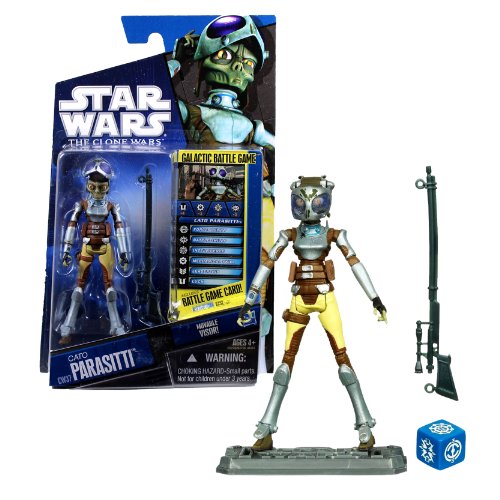 Figura Star Wars The Clone Wars Cato Parasitti de coleccionismo articulada