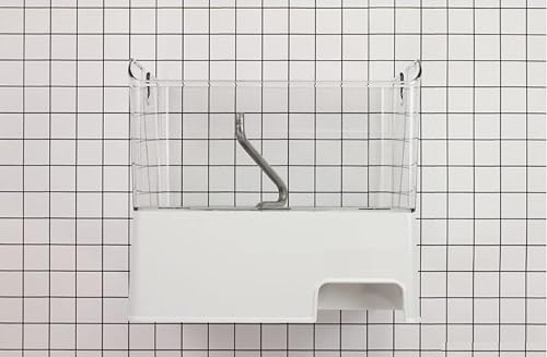 Contenedor de hielo de repuesto para KitchenAid KRFF507EWH01 KRFF507HBL00 KRFF507HBS00 KRFF507HBS02 KRFF507HPS00 KRFF507HPS01 KRFF507HPS02