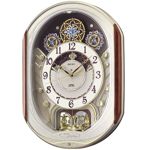 Seiko Clock Wave Symphony Radio Clock Twin Pa Karakuri RE562G