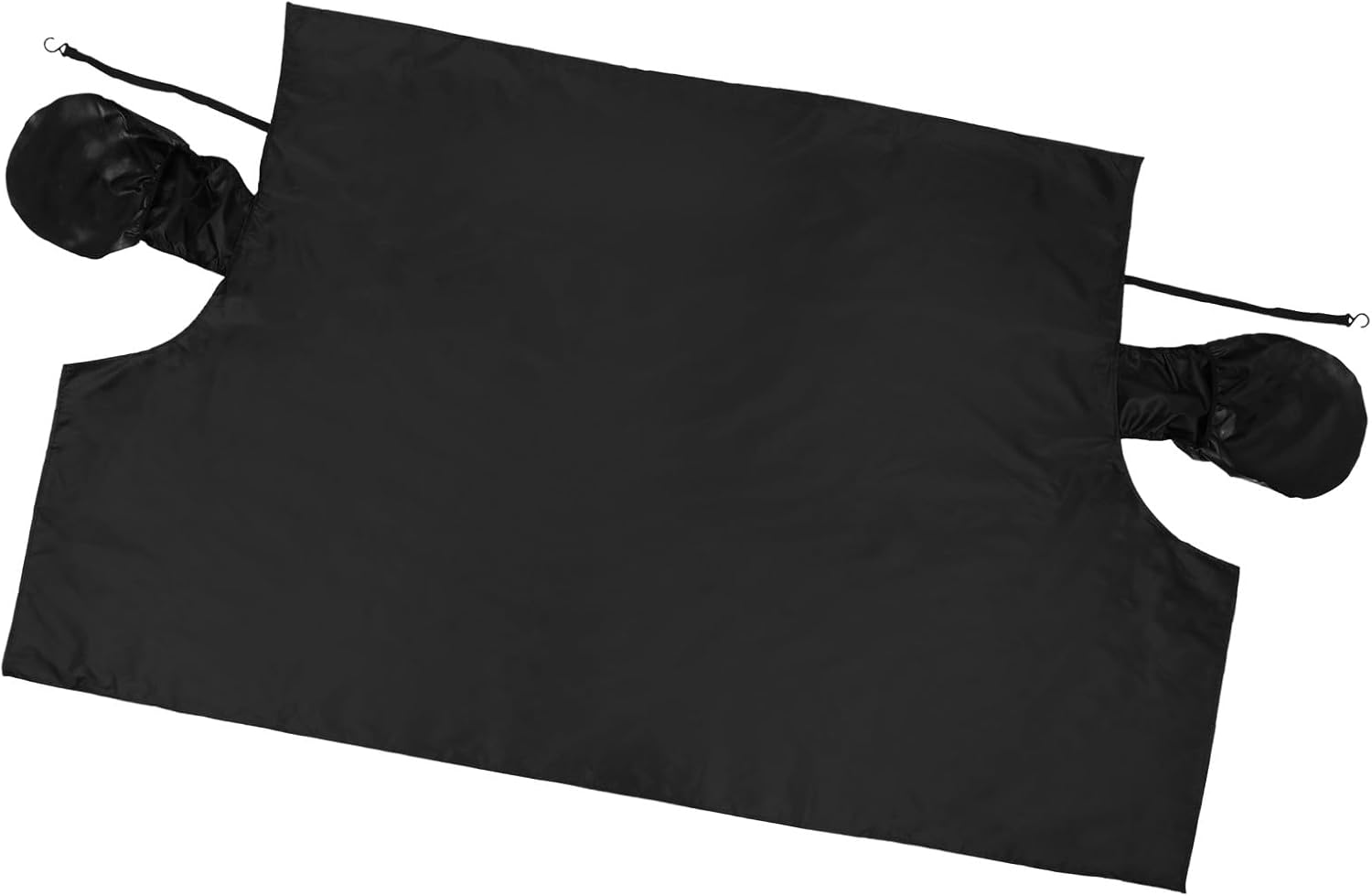 Car Snow Cover with Side Mirror Protection, Windshield Ice and Snow Shield, Black 215x155x135cm Winter Sunshade for SUV and Sedan Front Window