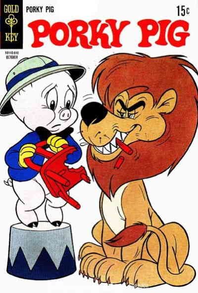 Porky Pig (Gold Key) #20 FN ; Gold Key comic book | Lion Tamer