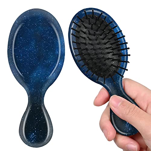 Small wet brush, mini brush, super soft, suitable for men, women and children of all hair types, good choice for travel gifts (The stars)