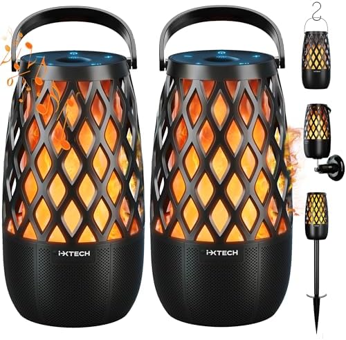 IXTECH Outdoor Bluetooth Speakers, Waterproof Portable Bluetooth ...