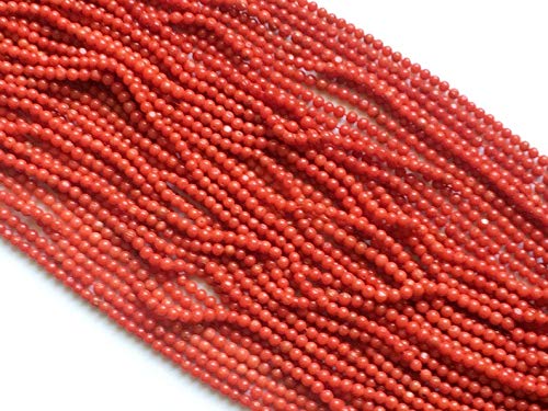 Pendentif Italien Perles De Corail Naturel – Drum Shape – Artisanal – Neuf Sans Emballage