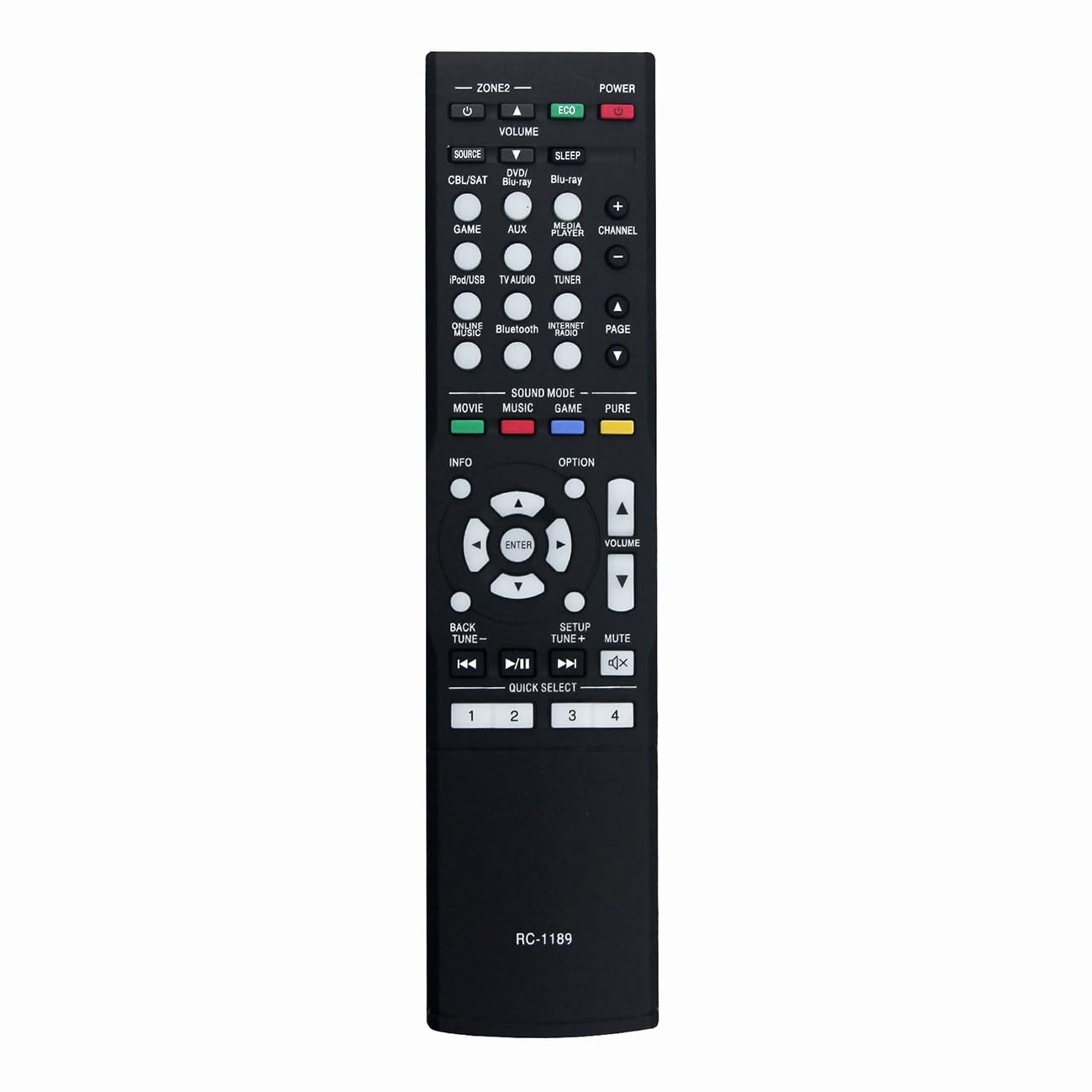 Amazon | RC-1189 交換用リモコン Denon AVレシーバー AVR-S700 AVR