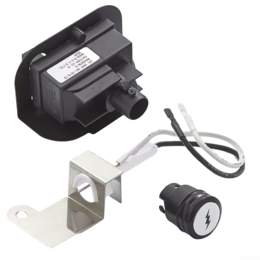 63788 Grill Igniter Kit Replacement for Weber Grill For Weber Q 320 Q3200 Grills Replacement Parts, 586002, 57060001, 57067001 Grill Igniter Kit Replacement Parts