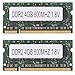 2 x DDR2 RAM 4 GB 800 MHz fu00fcr Laptop PC2 6400 2RX8 200 Pin SODIMM Arbeitsspeicher fu00fcr AMD Laptop